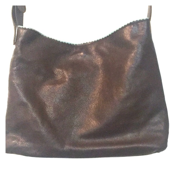 Leather & real turquoise stone boho satchel - Picture 7 of 8